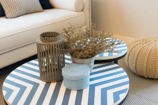 istock home decor on coffee table with dried flower vases 1205950429