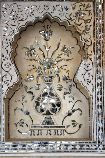 istock Mirror work at Amer Palace, Jaipur 1205951618