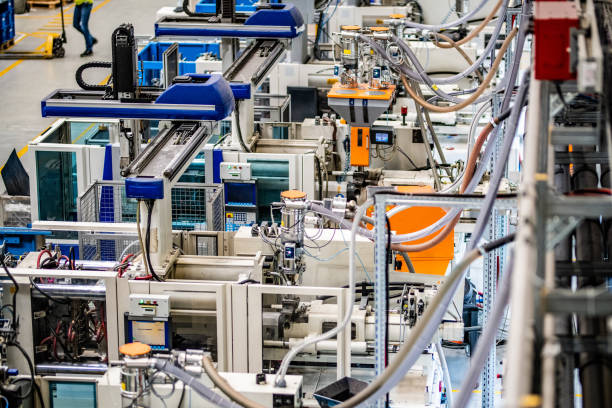 istock Manufacturing machinery in factory 1205959373