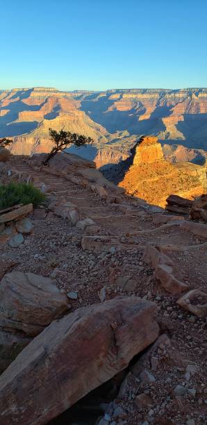 istock Sunrise hike into the Grand Canyon. 1205959943