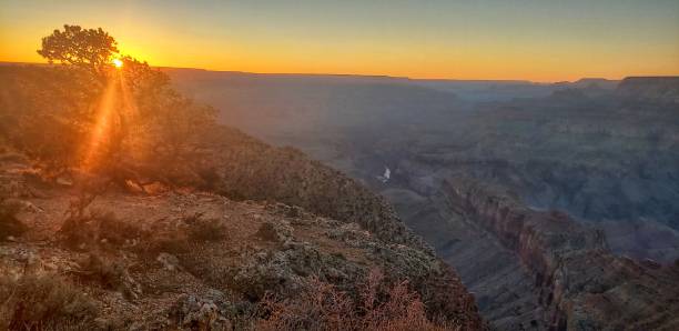 istock Sunset on south rim Grand Canyon. 1205960222