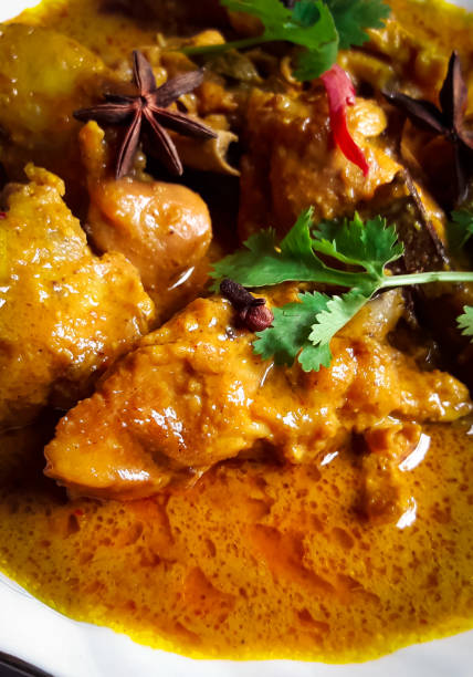 This is chicken korma very delicious a Indian food shows Indian food culture