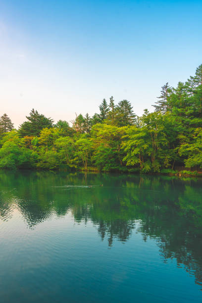 istock Kumobaike (Kumoba pond) in Karuizawa 1205983153