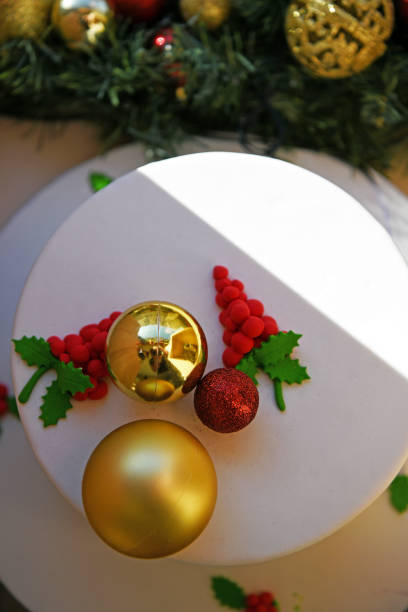 istock Beautiful Christmas and New Year decorations. 1205983660