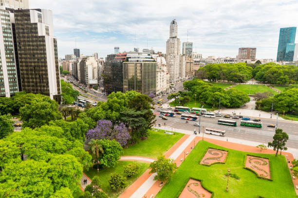 istock Buenos Aires downtown aerial view 1205990552