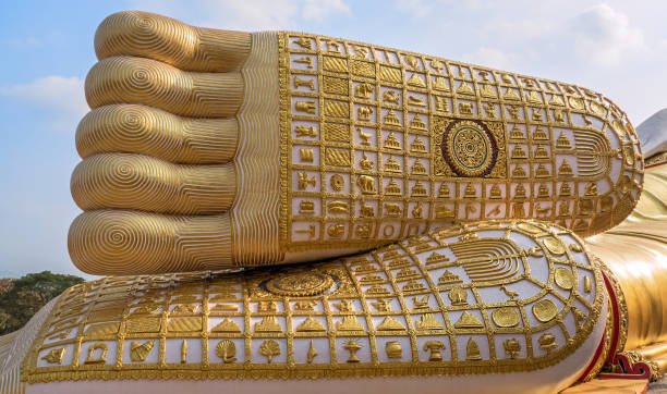 istock Thailand Feet Giant Buddha 1205991180