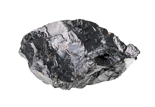 eshalerita cruda (mezcla de zinc) recorte de roca photo