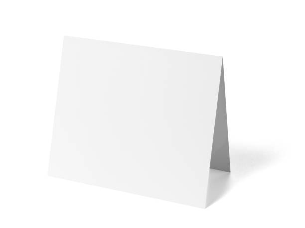 istock folded leaflet white blank paper template book desktop calendar 1205992659