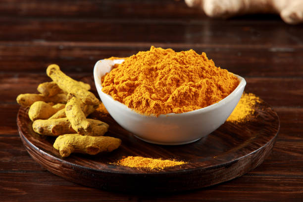 istock Turmeric Powder and Roots Indian and Asian origin 1206004985