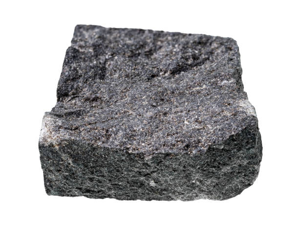 istock rough gabbro rock cutout on white 1206021524