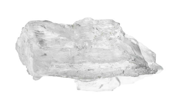 istock rough crystalline petalite (castorite) rock cutout 1206021898
