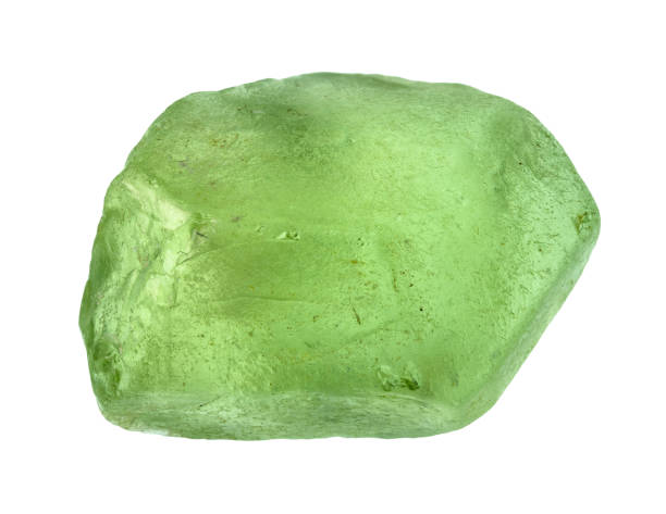 istock rough olivine (peridot, chrysolite) crystal cutout 1206021955