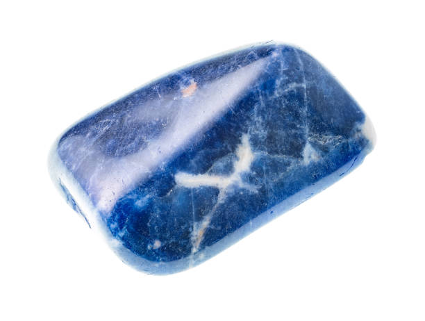 istock polished sodalite gemstone cutout on white 1206022110