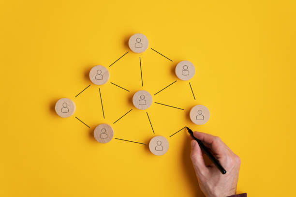 istock Conceptual image of network marketing 1206023881