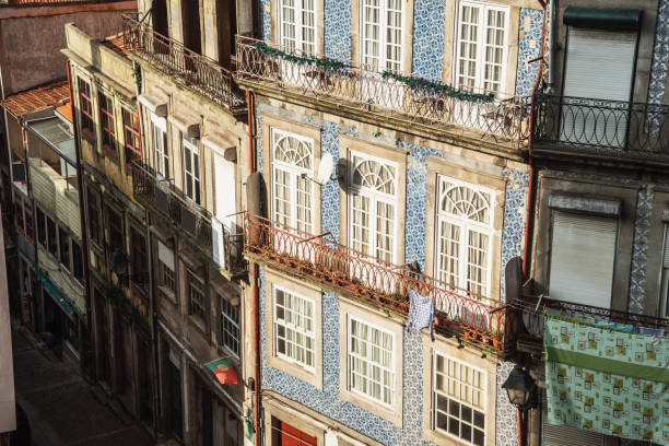 istock Typical facades in Porto, Portugal 1206023957
