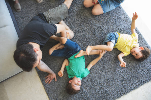 istock Happy family time candid emotions 1206026367