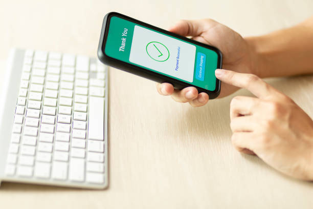 istock Man payment and Credit Card smartphone digital wallet 1206028950