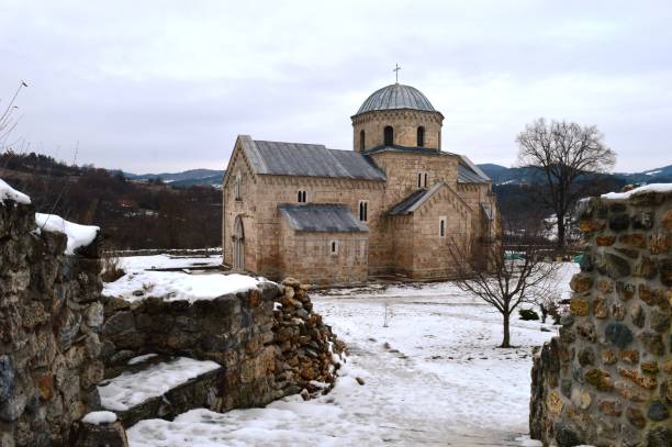 istock orthodox monastery in winter in the snow 1206035469
