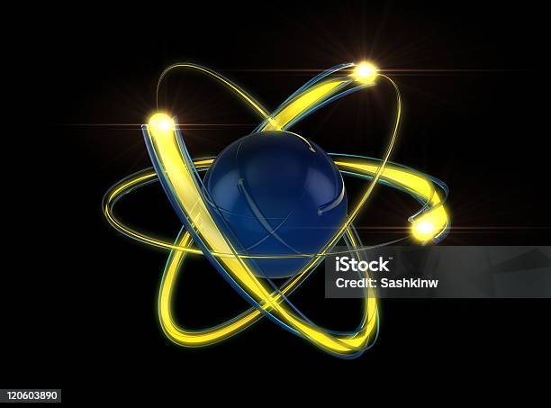 Орбитальная Модели Atom — стоковые фотографии и другие картинки Атом - Атом, Без людей, Горизонтальный