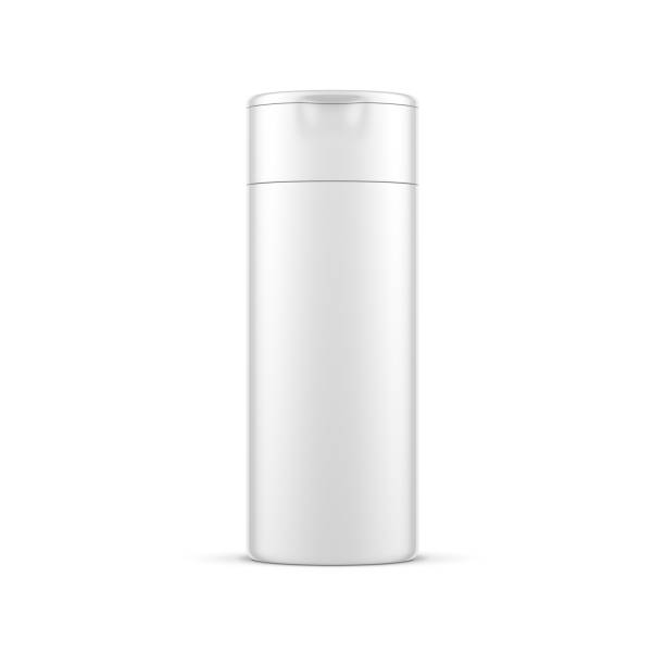 istock Modern shampoo bottle mockup with plastic cap isolated on white 1206040522