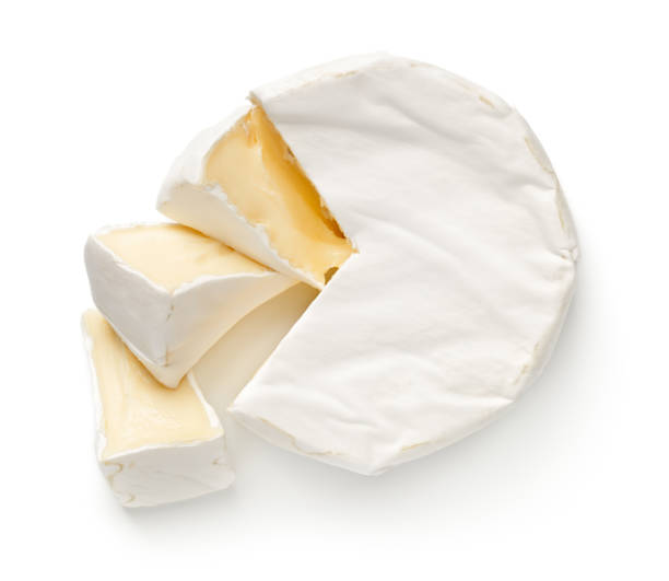 istock Camembert Cheese Isolated On White Background 1206043034