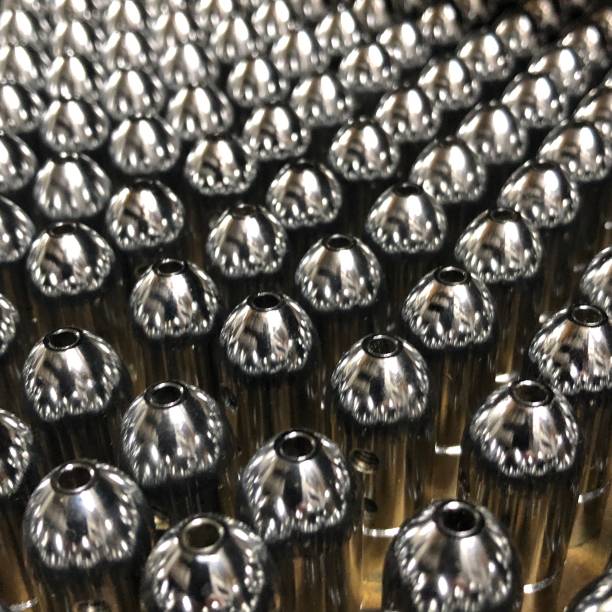 istock Industrialized parts organized in a row 1206046406