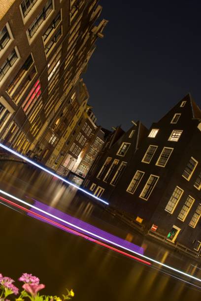 istock Amsterdam Apartments at Night 1206051510