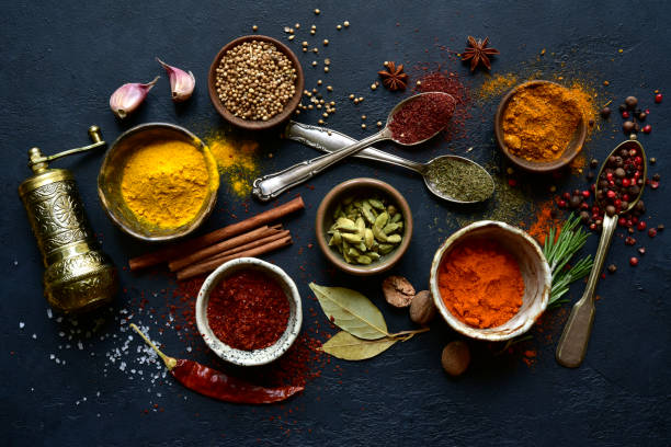 istock Assortment of natural organic spices 1206060329