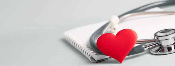 Healthcare concept - Stethoscope and a heart