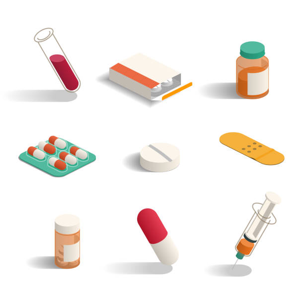 ilustraciones, imágenes clip art, dibujos animados e iconos de stock de farmacia - pharmacy medicine narcotic nutritional supplement