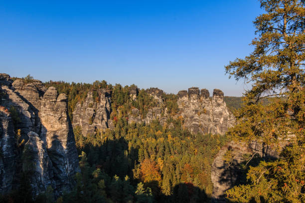 istock View of the pavilion in Saxon Switzerland 1206074231
