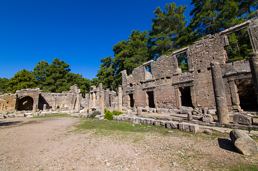 Ancient city Seleukeia in Manavgat, Turkey