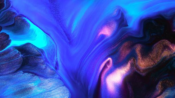 istock Abstract background color of shimmering shades 1206076105