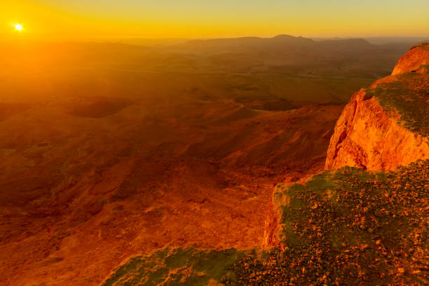 istock Sunrise view of Makhtesh (crater) Ramon 1206085267