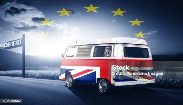 Brexit Concept United Kingdom Leave The European Union Stock Photo - Download Image Now