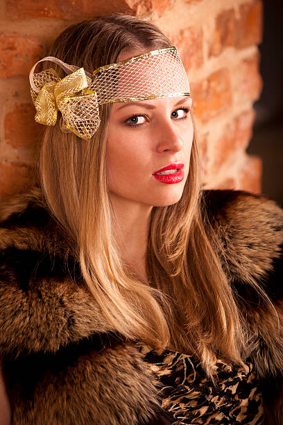 istock girl in a fur 120608874