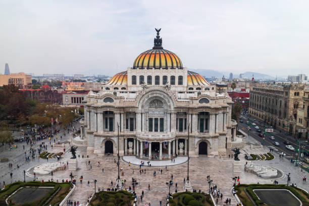 Palacio de Bellas Artes (Palace of Fine Arts) is the most important cultural center in Mexico City.