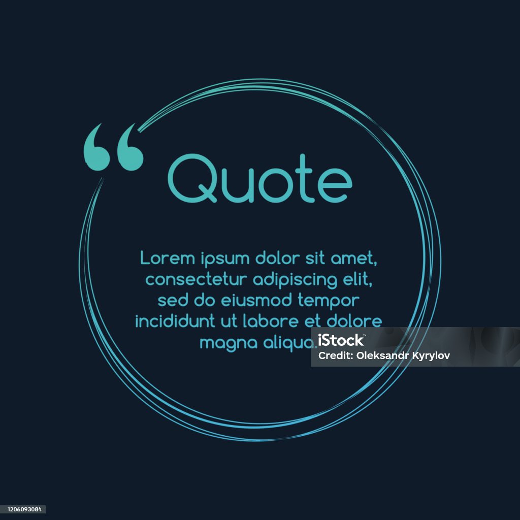 Quote Graphics Horizontal Innovative Vector Quotation Template In Quotes Creative Vector Banner ...
