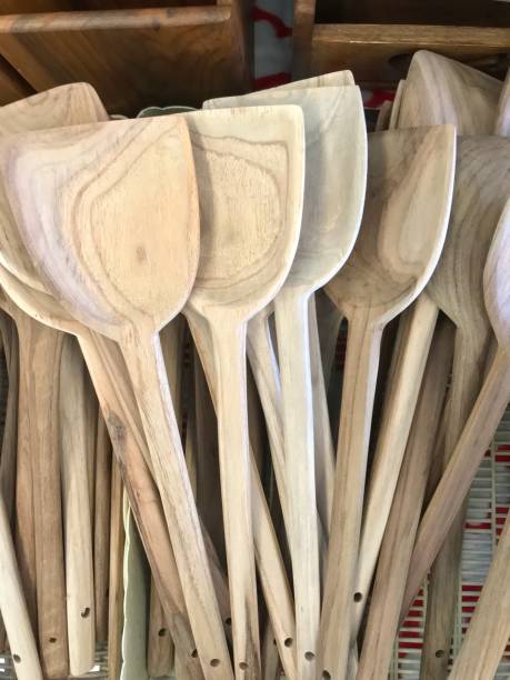 istock Wooden spatula for cooking equipment 1206101447