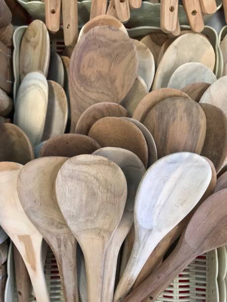 istock Wooden spatula for cooking equipment 1206101492
