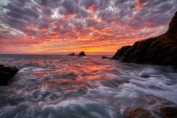 istock Crescent Bay - Cove of Fire 1206115122