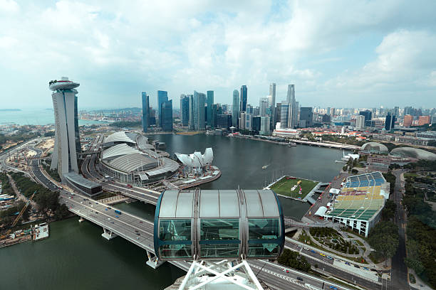 istock Singapore City's Observation Wheel View 120612202