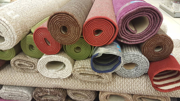 istock carpets background storange, side view, colors 1206123478