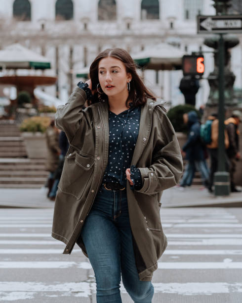 istock Young beautiful woman on to go to work 1206123662