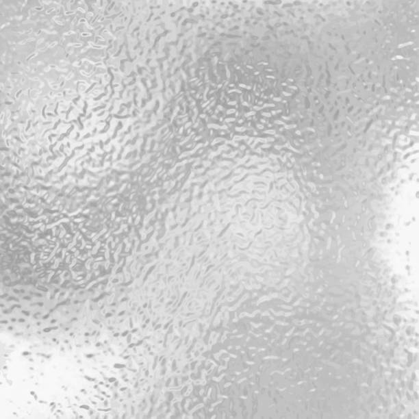 ilustraciones, imágenes clip art, dibujos animados e iconos de stock de textura, transparente, vidrio esmerilado blanco mate y gris, efecto de desenfoque. fondo decorativo de vidrio teñido. - window frost