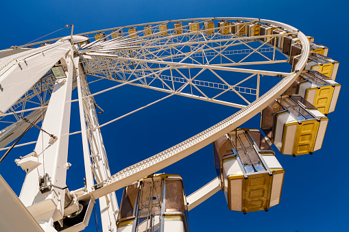 Roue de Paris ferris wheel in the Jardin de Tuileries in Paris, France.