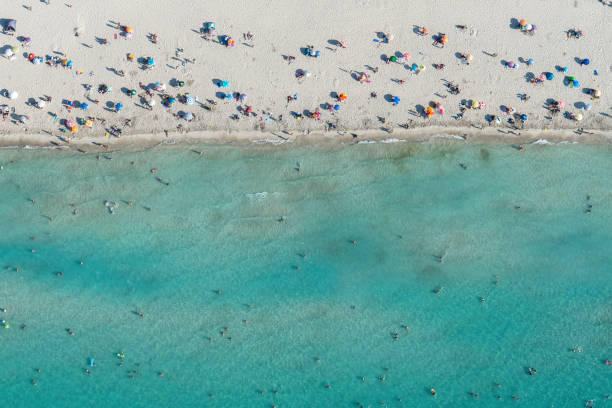istock beach crowd from aerial look 1206153629