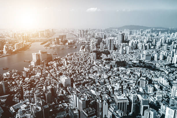 istock Drone view of Macau City, China 1206163078