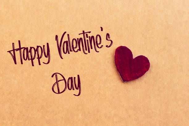 istock wooden red heart, happy valentine's day concept 1206181517