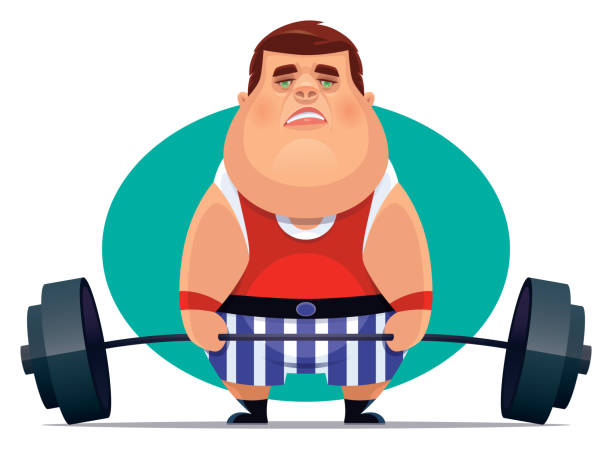 47 Bodybuilder Hard Training Gym Cartoon Illustrations & Clip Art - iStock
